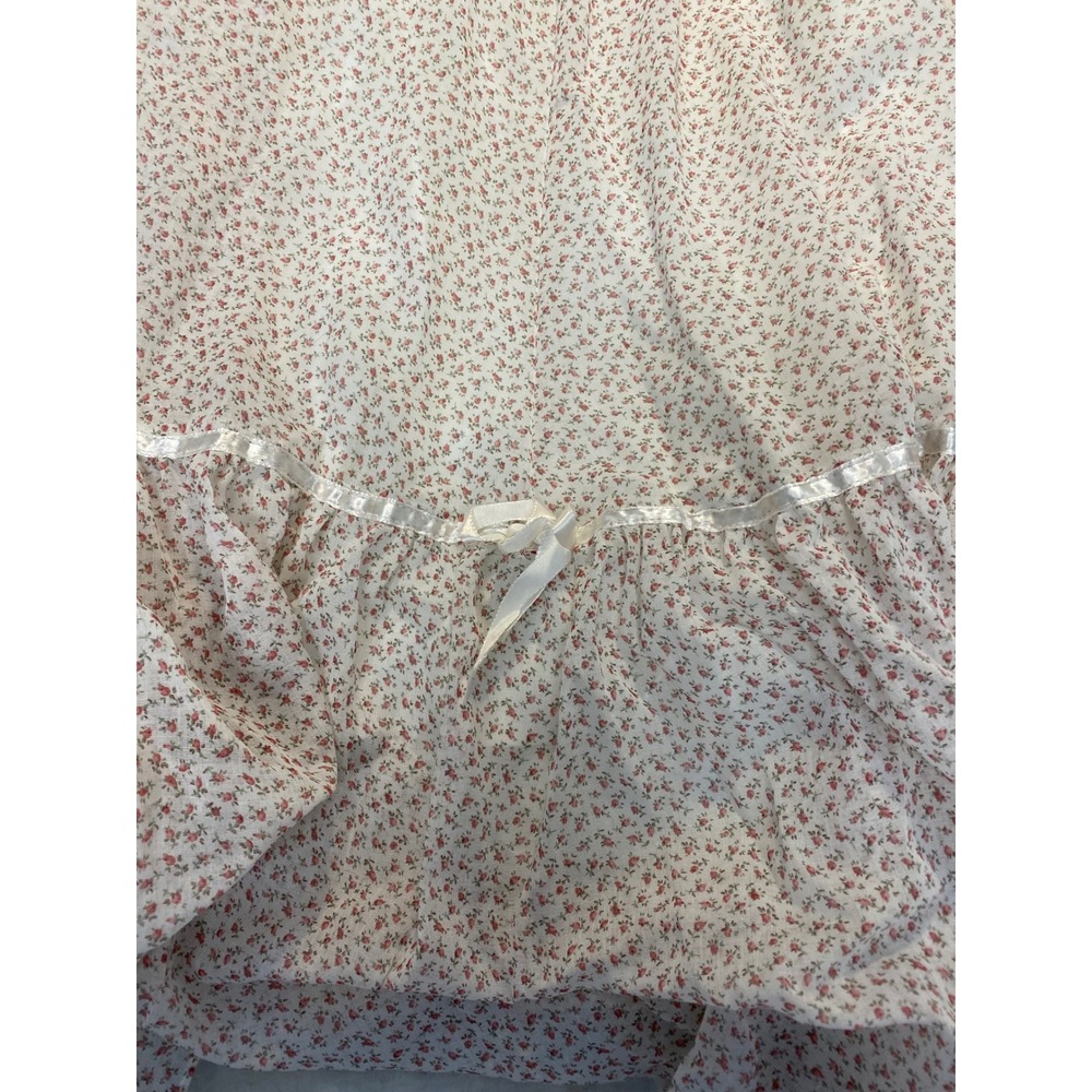 Vintage 1981 Gunne Sax By Jessica‎ Floral Prairie Maxi Dress Lace Cottage Large - Picture 14 of 14